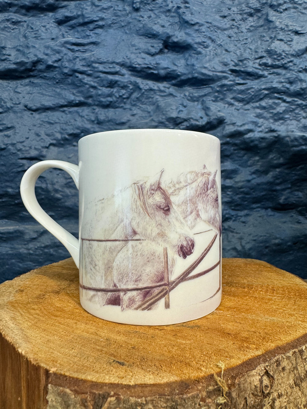 Ponies At Gate Mug-Sr.Karols Tableware Collection