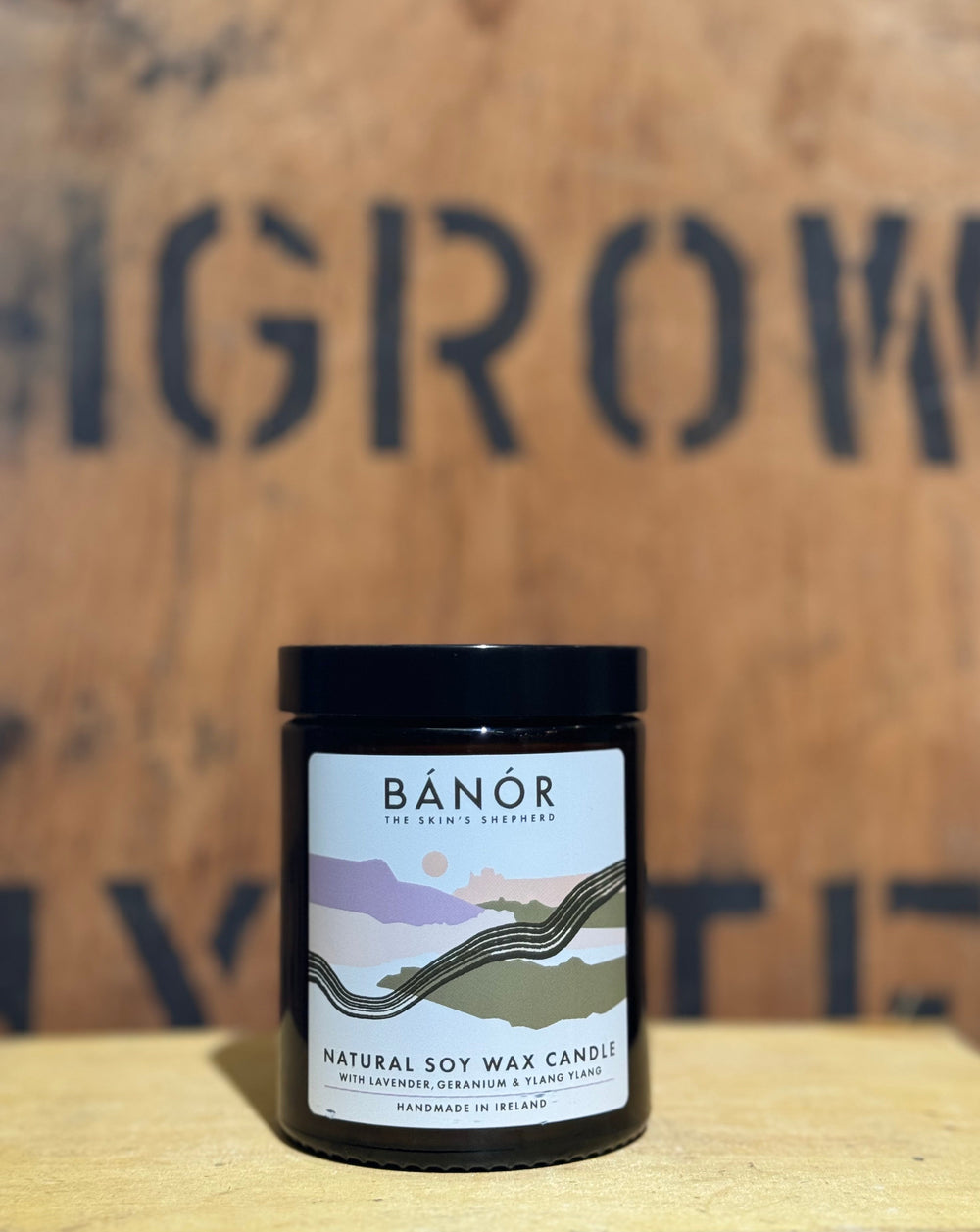 Bánór Natural Soy Wax Candle