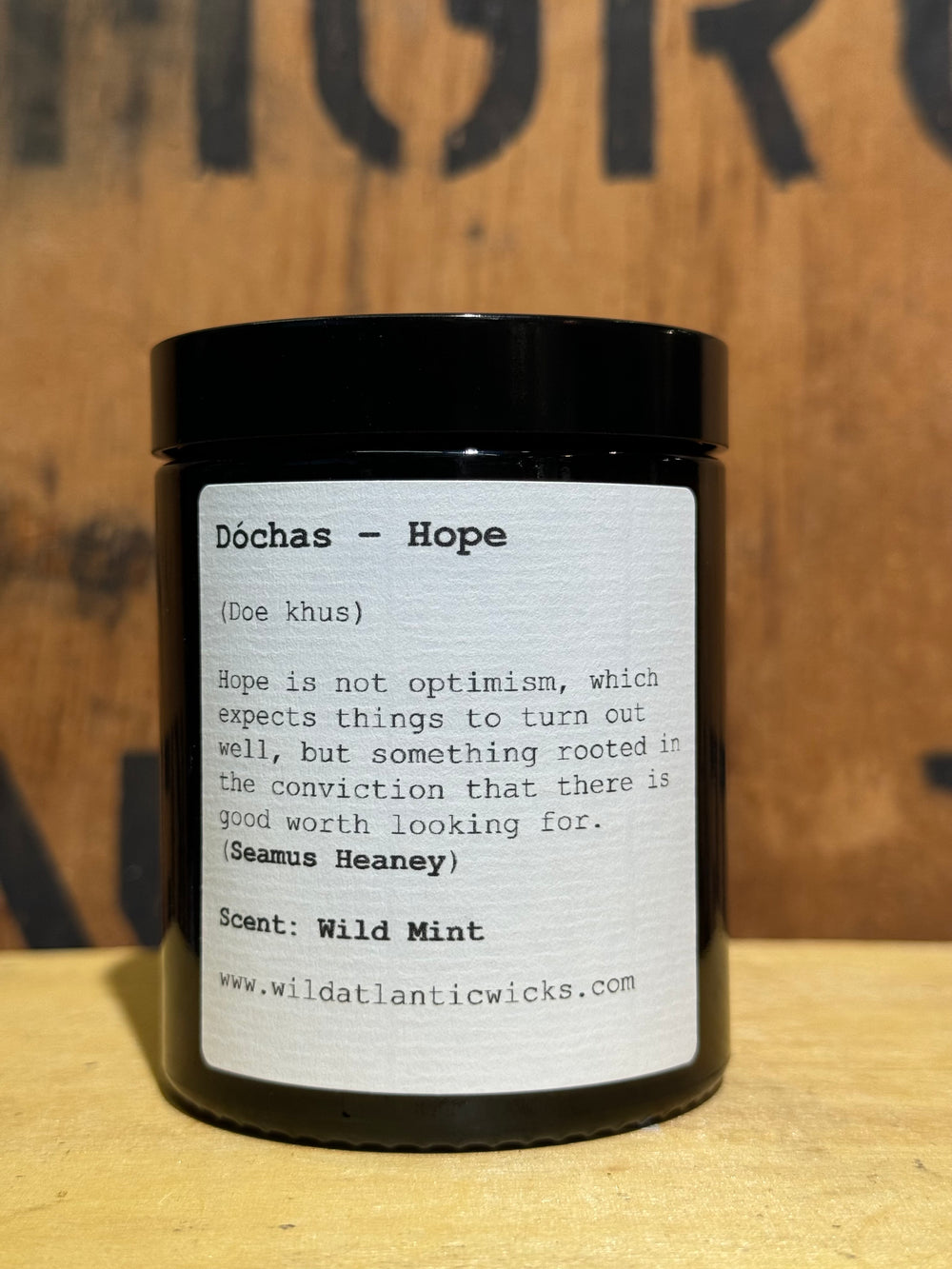 Dóchas (Hope) - Wild Mint Candle