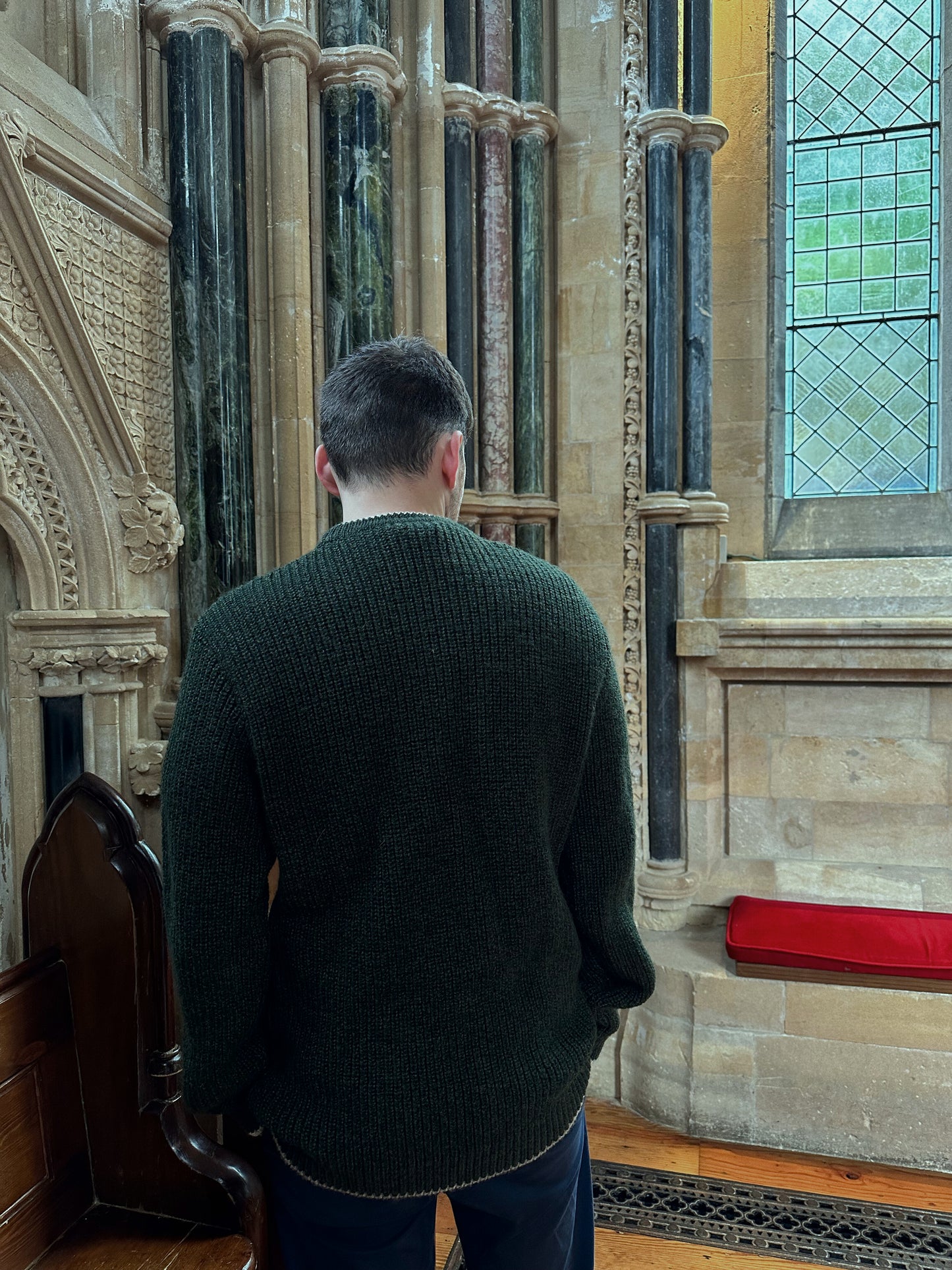 
                  
                    Kylemore Emerald Rib Aran Sweater
                  
                