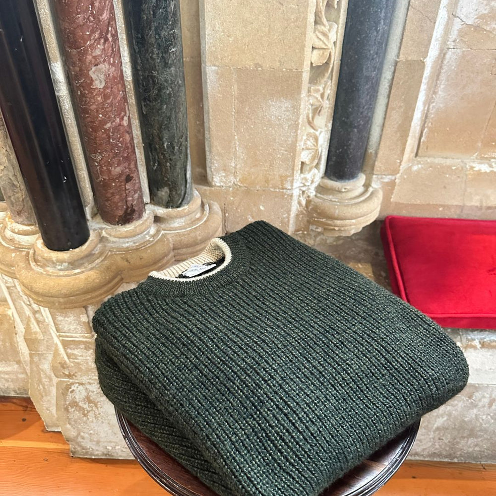 
                  
                    Kylemore Emerald Rib Aran Sweater
                  
                
