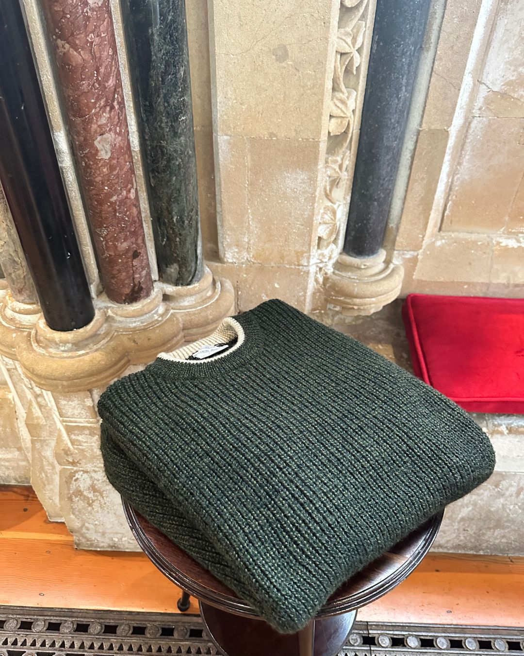 
                  
                    Kylemore Emerald Rib Aran Sweater
                  
                