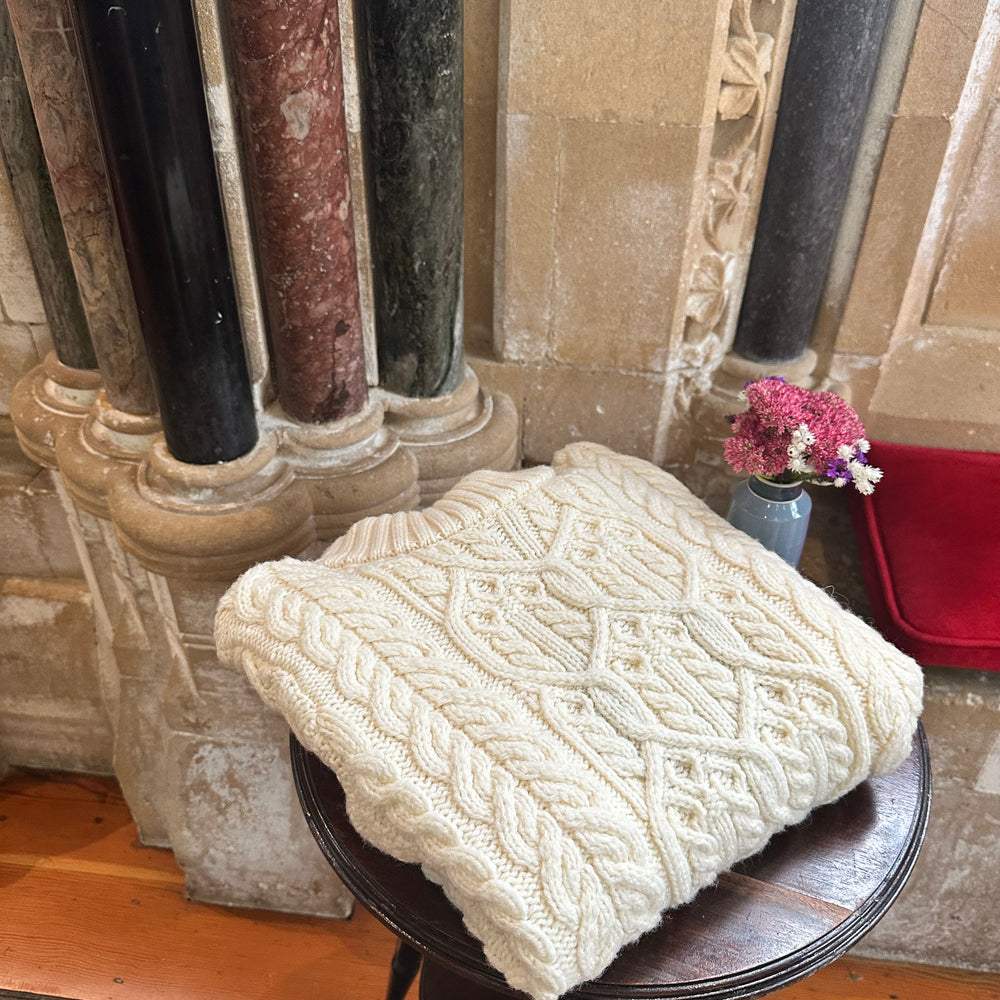 
                  
                    Kylemore Honeybee Aran Sweater
                  
                