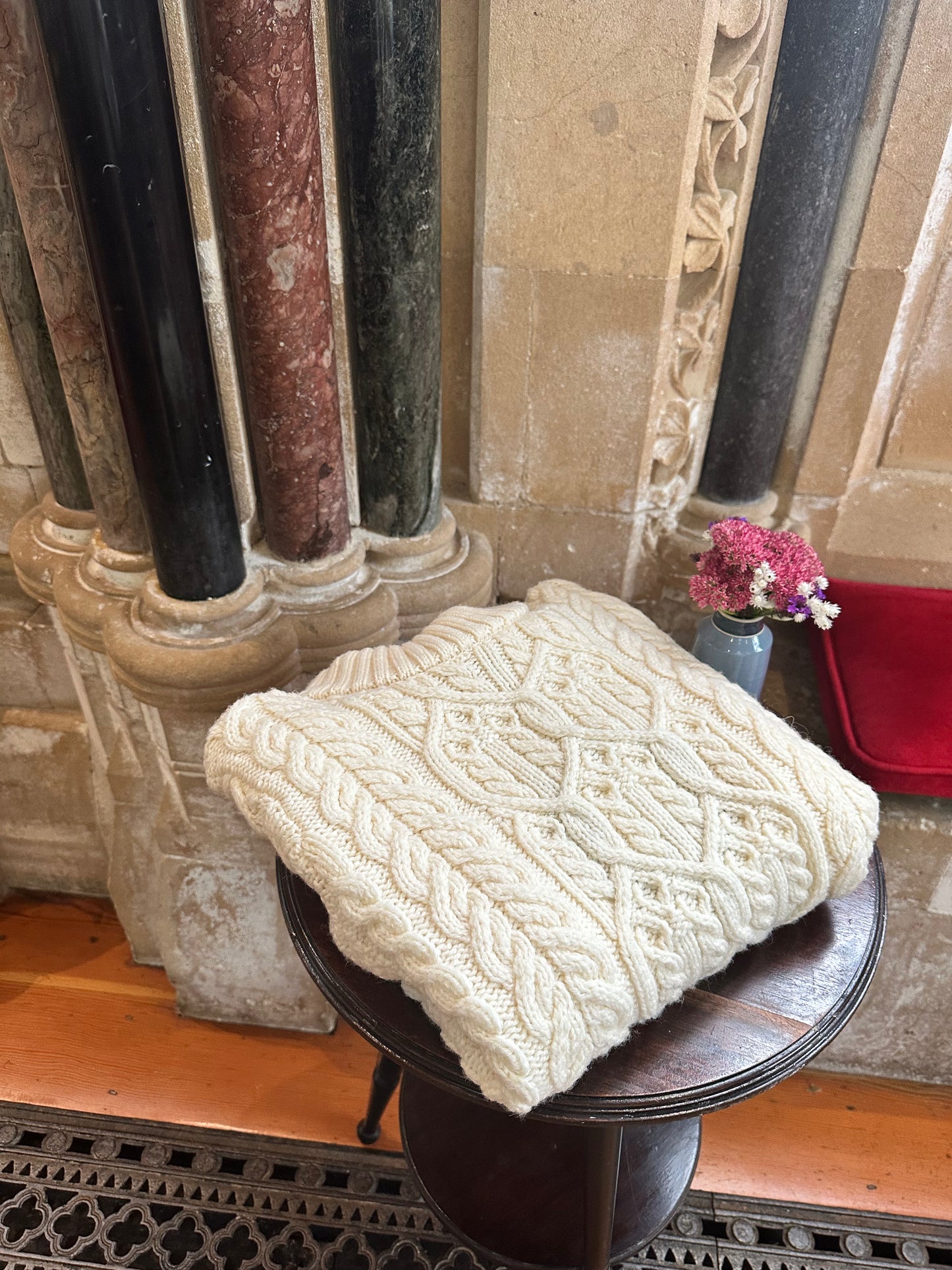 
                  
                    Kylemore Honeybee Aran Sweater
                  
                