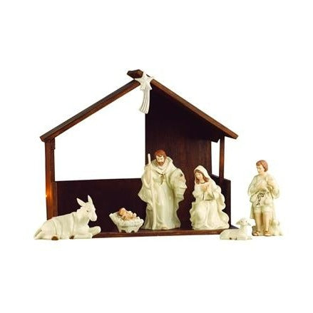 
                  
                    Classic Nativity Scene Belleek
                  
                
