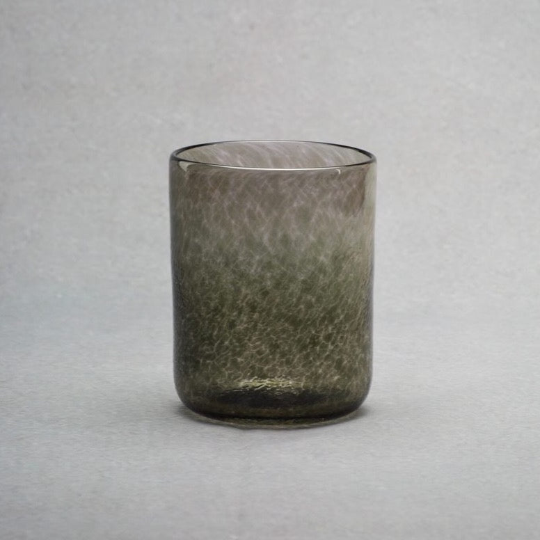 Monochrome Smoke Beaker by Jerpoint Glass Studio