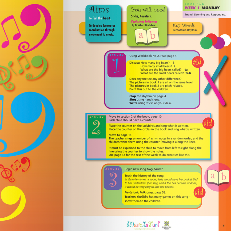 
                  
                    Music Is Fun! Lesson Plans and Teaching Guide for Workbook No 2
                  
                