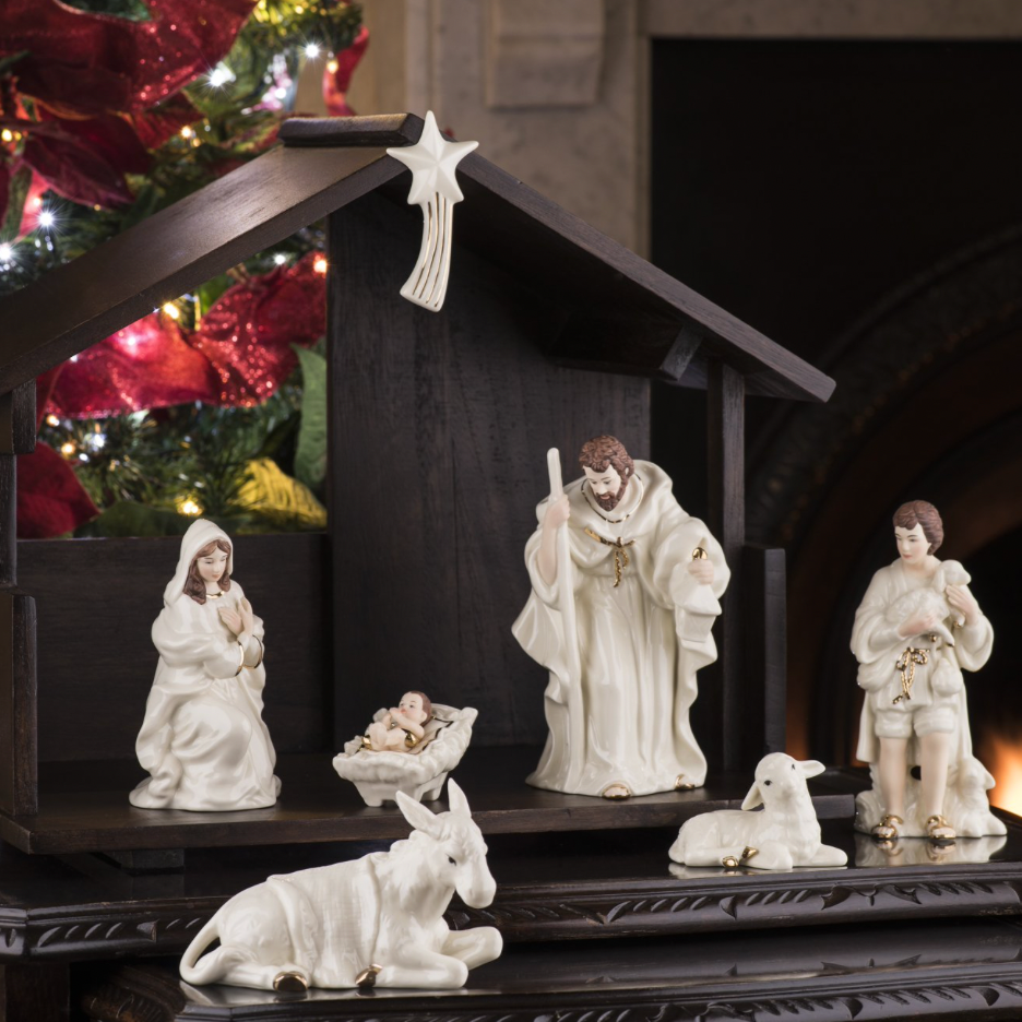 Classic Nativity Scene Belleek