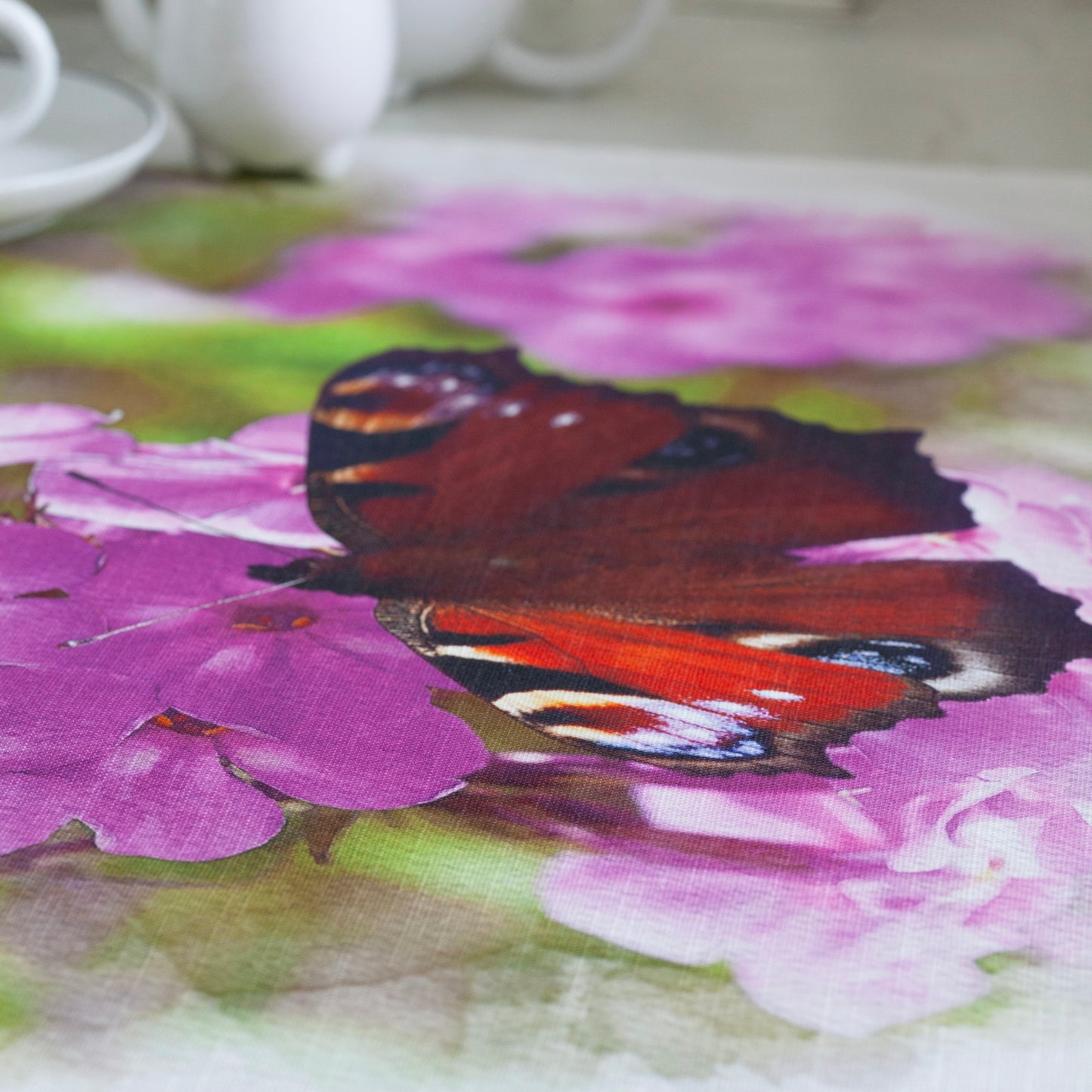 
                  
                    Kylemore Abbey Pink Flowers & Butterflies Tea Towel
                  
                
