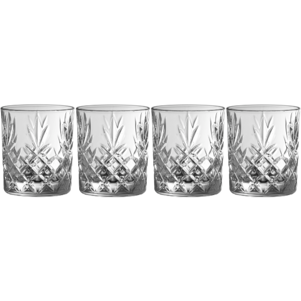 Galway Crystal Renmore Whiskey Glasses Set of 4